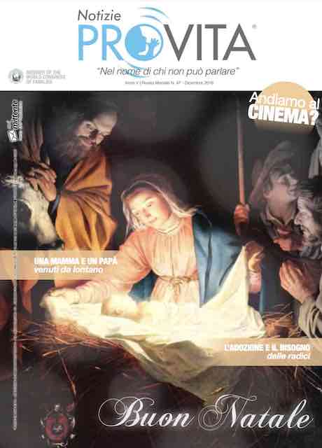 Copertina del n. 47 di Notizie Pro Vita - La Natività