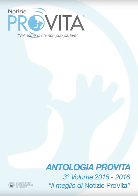 Copertina del Terzo Volume dell'Antologia di Notizie Pro Vita