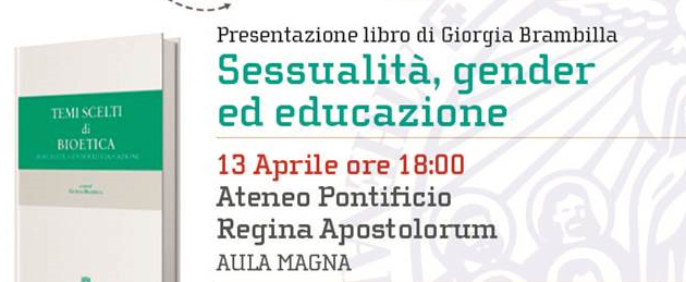 Locandina presentazione libro alla Regina Apostolorum