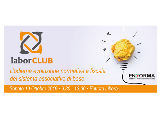 Convegno: l'odierna evoluzione normativa e fiscale del sistema associativo di base 1