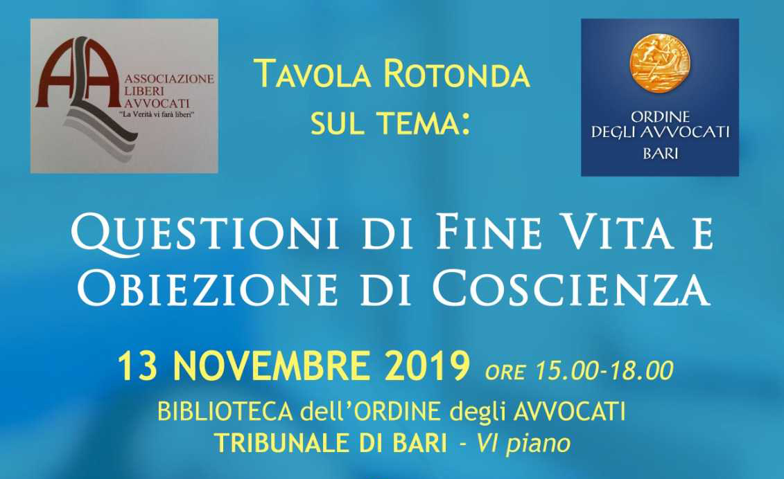 Pro Vita & Famiglia con l’Ordine degli Avvocati a Bari: sfide e progetti 1