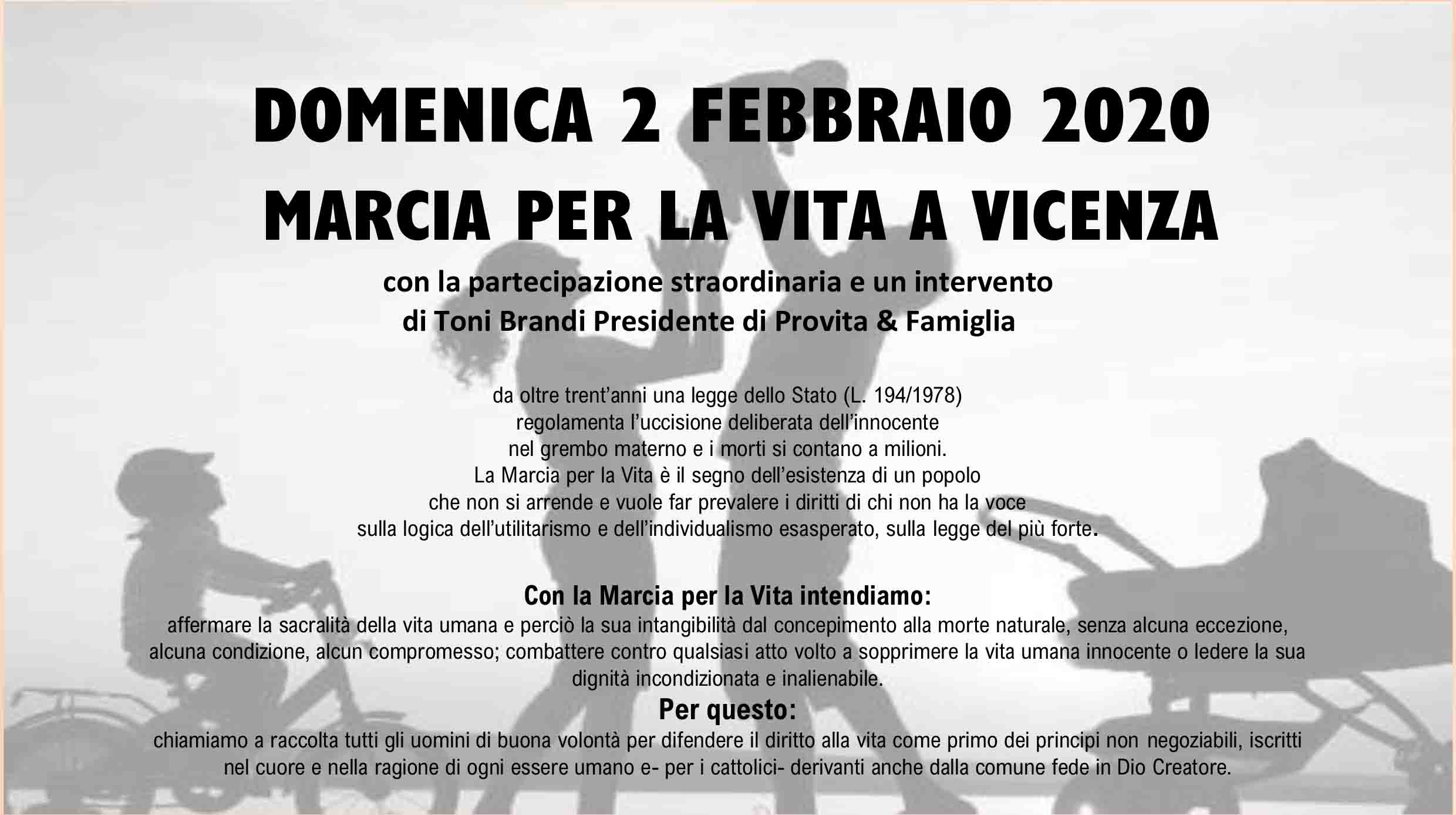 La Marcia per la Vita a Vicenza 1