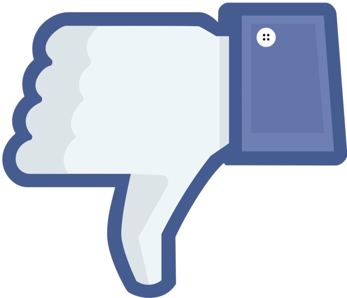 Facebook pollice verso