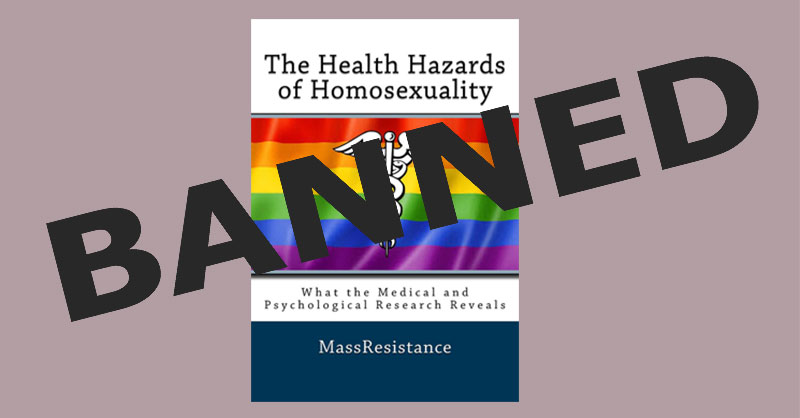 Amazon censura un libro di informazione scientifica sui rischi del sesso omoerotico