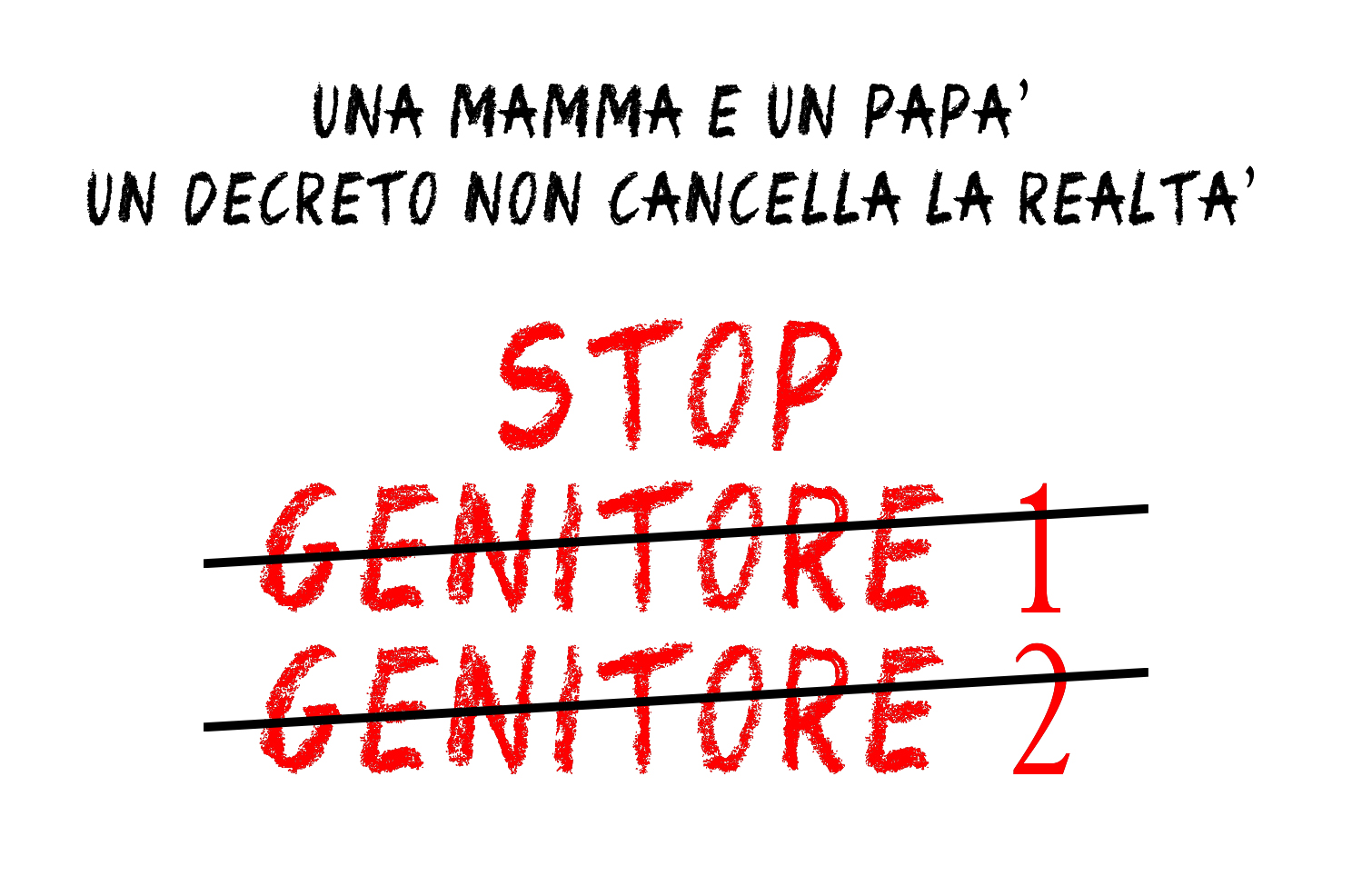 Flashmob contro Genitore 1 e 2. Pro Vita & Famiglia: «Davanti al Viminale per difendere madre e padre» 1