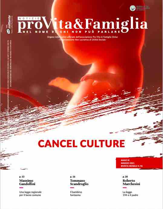 copertina_NPVF-96_bambino nel grembo vittima della cancel culture