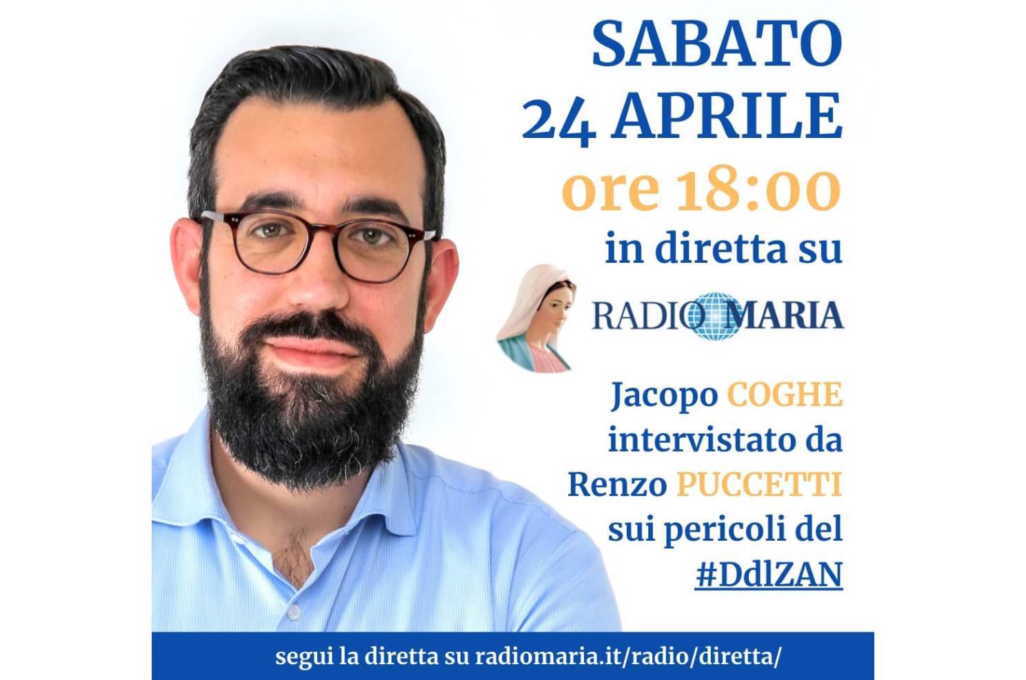 Coghe a Radio Maria - I pericoli del ddl Zan 1