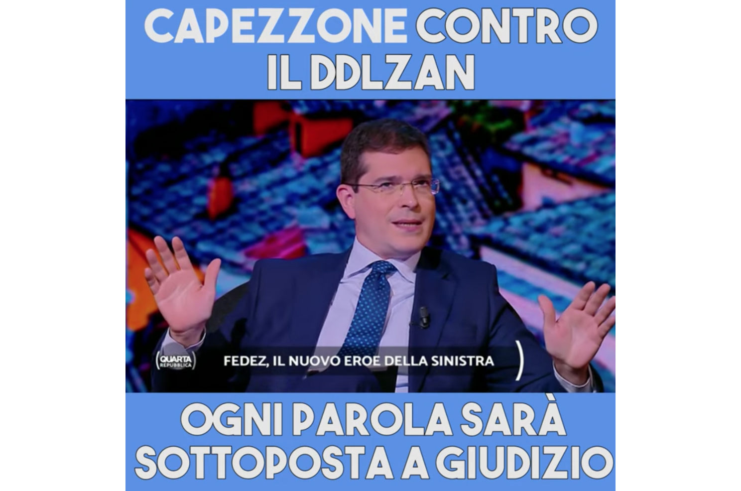 Capezzone a Quarta Repubblica contro il ddl Zan. Ecco perché - VIDEO 1