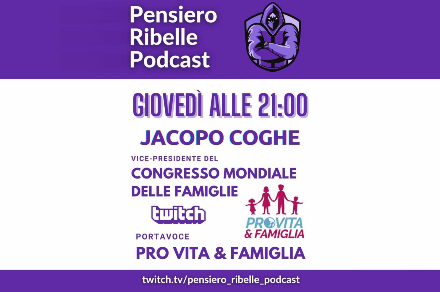 Coghe ospite su Twitch a Pensiero Ribelle Podcast 1