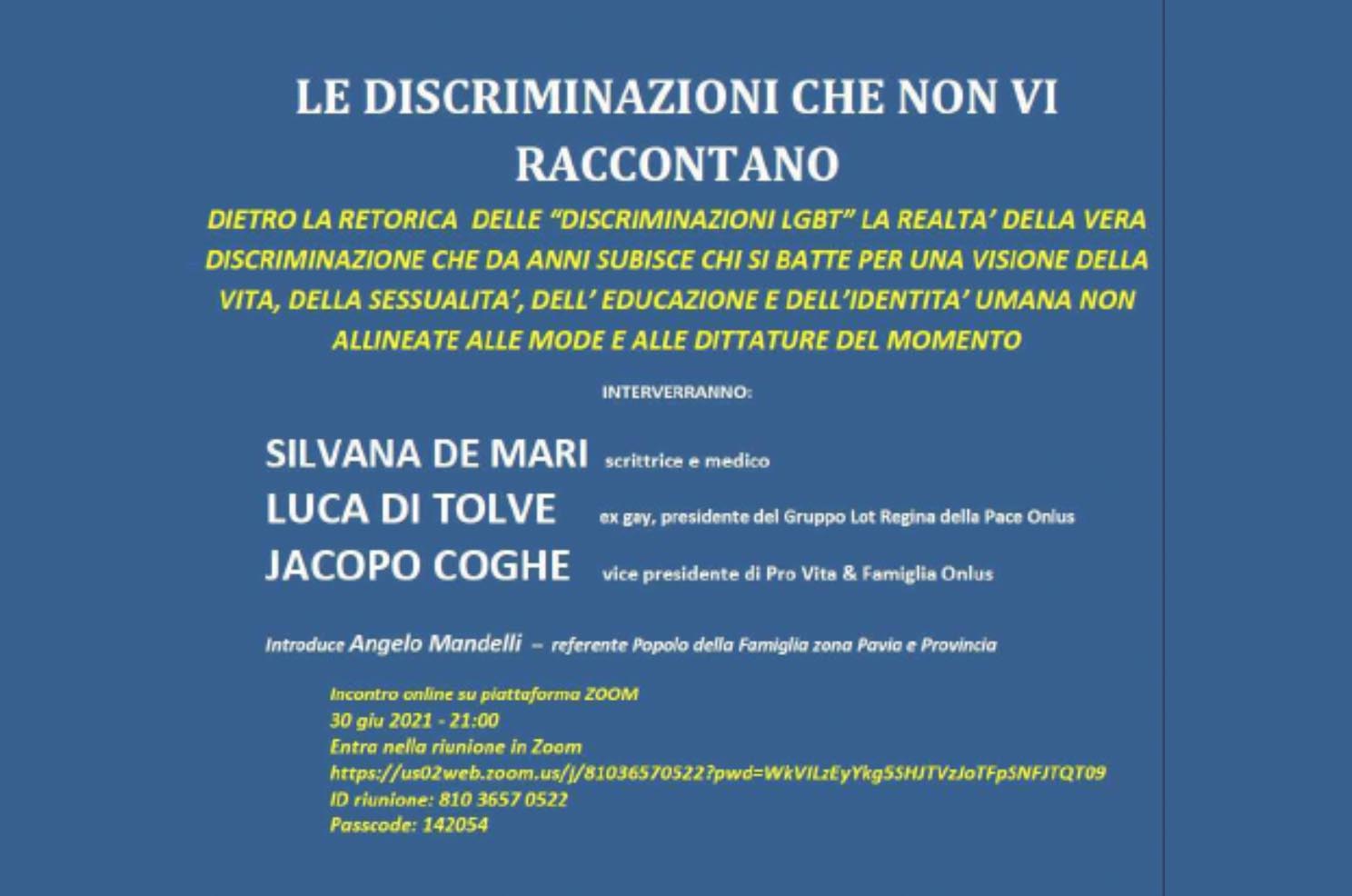 Le discriminazioni che non vi raccontano 1