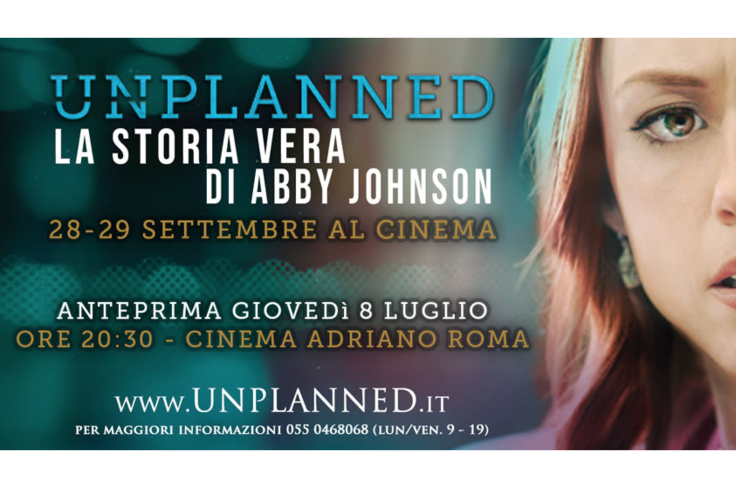 Unplanned, l'8 luglio a Roma l’anteprima del film che svela le verità sull'aborto 1