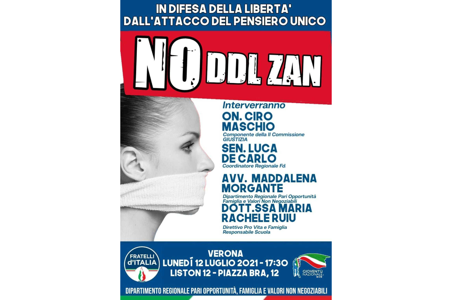 No ddl Zan. In difesa della libertà dall'attacco del pensiero unico 1