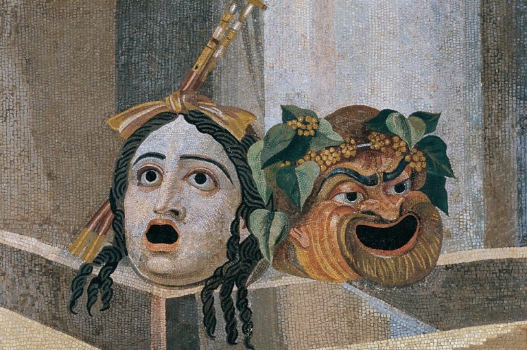 maschere del teatro greco