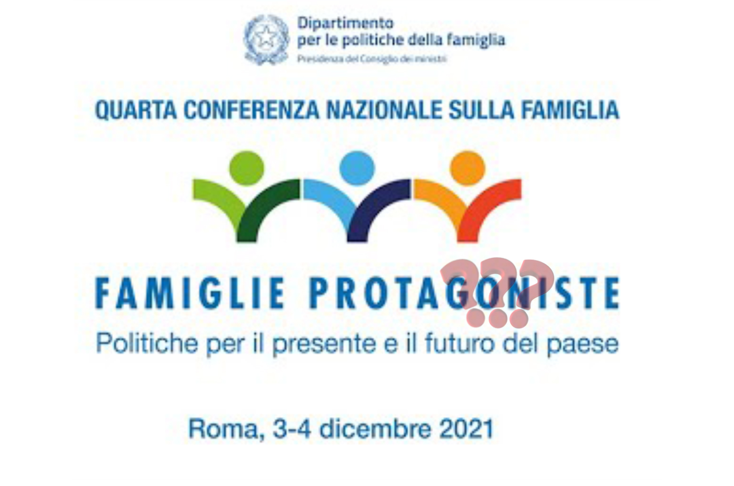 Conferenza Nazionale sulla Famiglia Family Day e Pro Vita & Famiglia: «Governo e Ministero organizzano evento per le famiglie senza le famiglie» 1