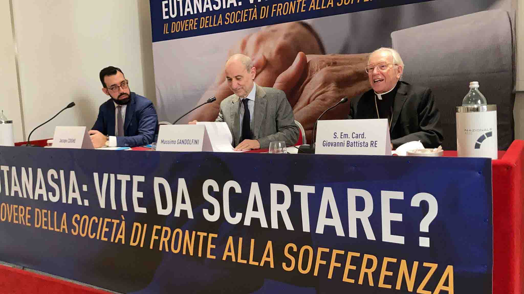 Eutanasia. Convegno con giuristi, medici, Chiesa e società civile. «Occorre sostenere cure palliative, non eliminare il sofferente! Grati per le parole del Santo Padre» 1