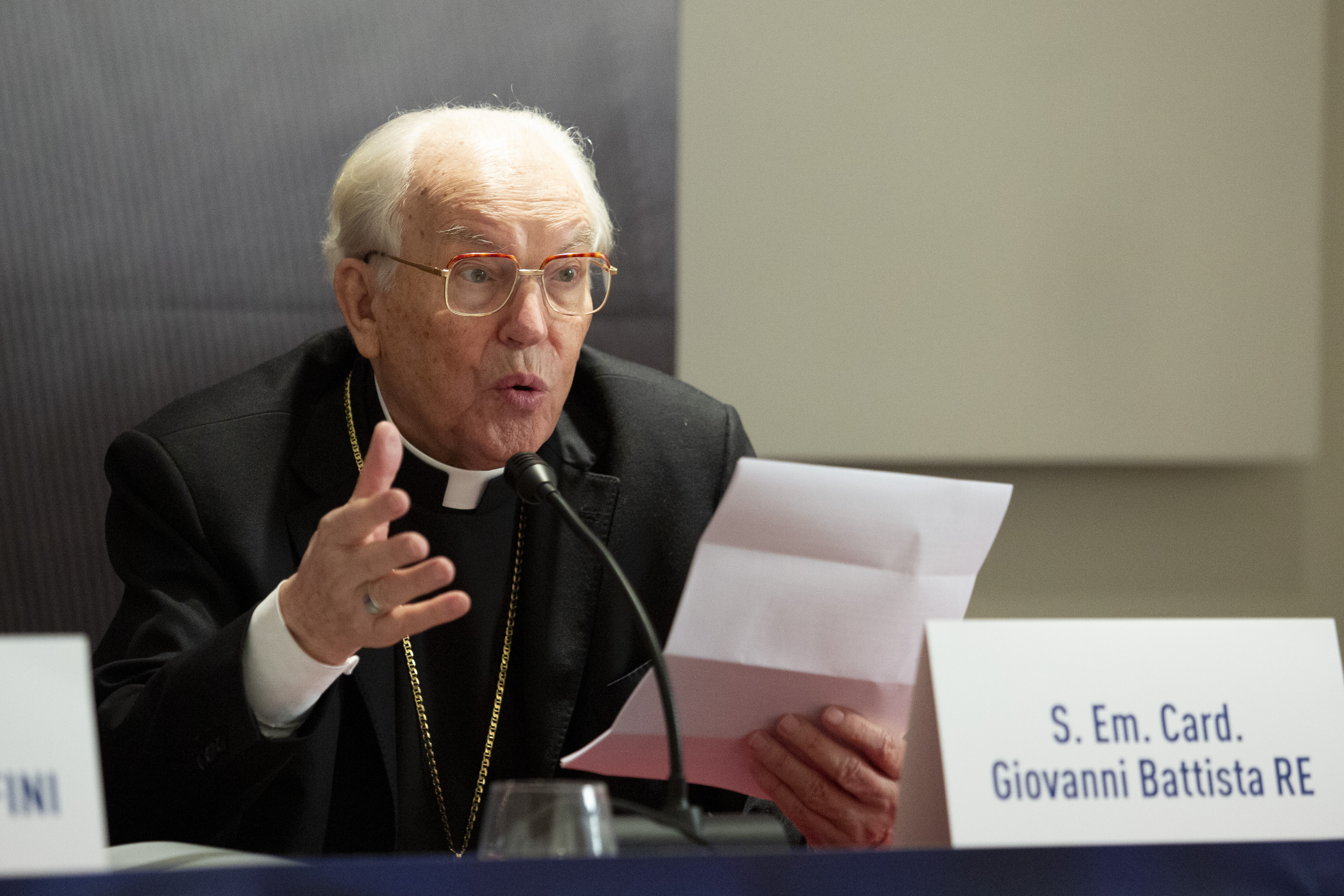 Il Cardinale Re: «Eutanasia atto intrinsecamente ingiusto e inaccettabile» 1