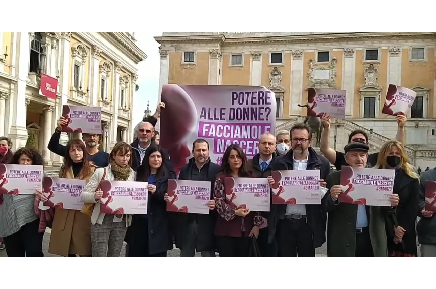 Aborto. Pro Vita & Famiglia protesta in Campidoglio con FdI e Lega 1