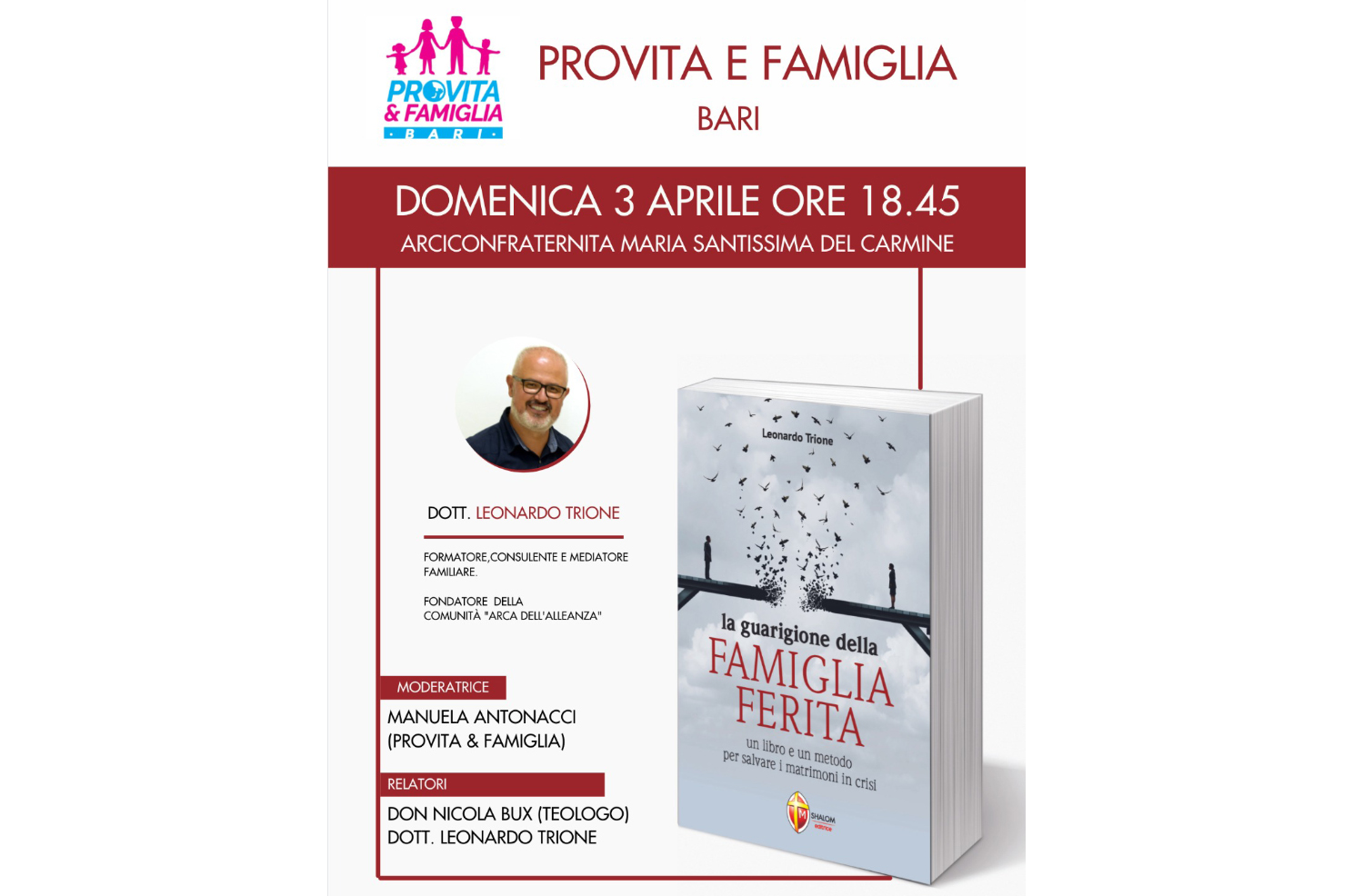 Presentazione libro: "La guarigione della Famiglia Ferita" 1