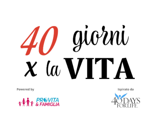 I "40 giorni per la Vita" 1