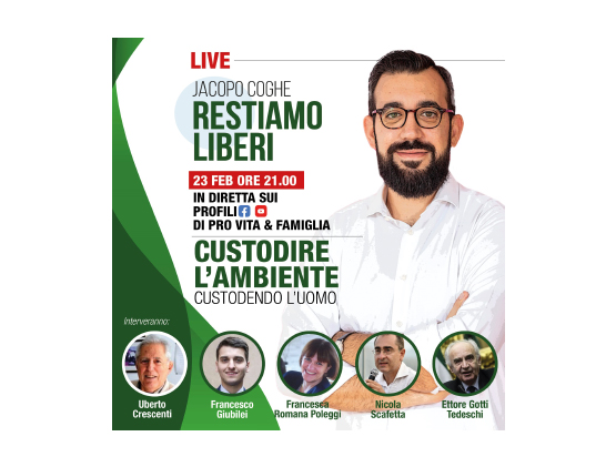 Restiamo Liberi - Custodire l'Ambiente, custodendo l'Uomo 1