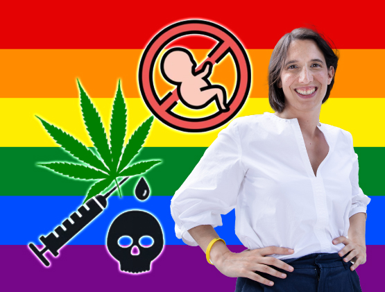 Elly Schlein pro aborto eutanasia droghe Lgbt