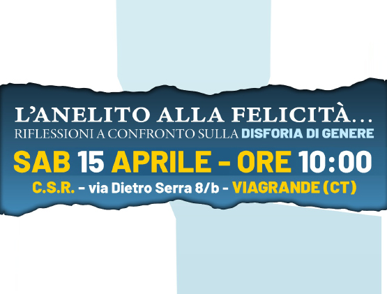 L'anelito alla felicità. . . Riflessioni a confronto sulla Disforia di Genere 1