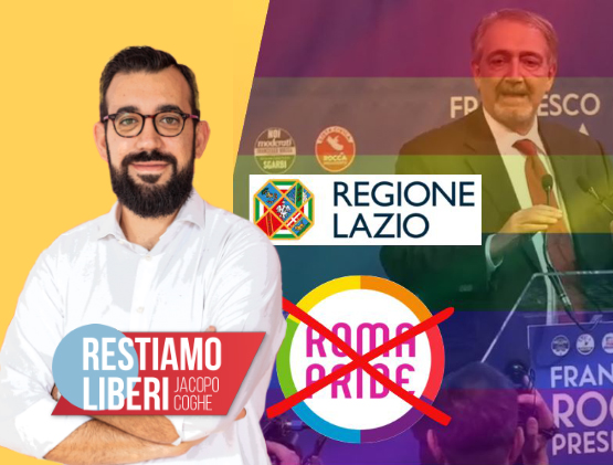 La Regione Lazio ritiri il patrocinio al pride! - Rivedi la 26a puntata di “Restiamo Liberi” 1