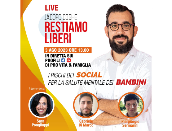 Speciale “Restiamo Liberi”: i rischi dei social per la salute mentale dei bambini 1