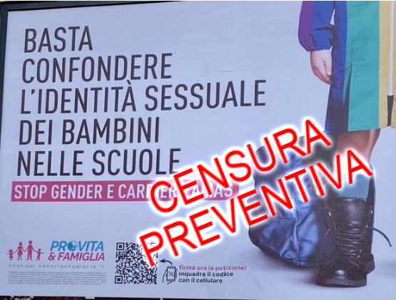 Pontedera. Da Comune censura preventiva sui nostri manifesti su libertà educativa 1