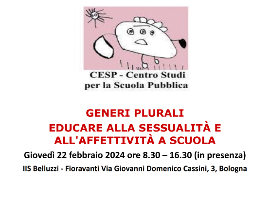 Gender. Grave corso per insegnanti su identità sessuale e alias con Non Una Di Meno e sigle Lgbt 1