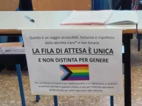 A Genova bandiera Lgbt in un seggio elettorale, intervenga la Procura 1