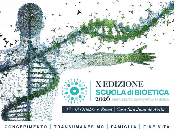 Pro Vita & Famiglia presenta la X edizione della Scuola di Bioetica 2026 1