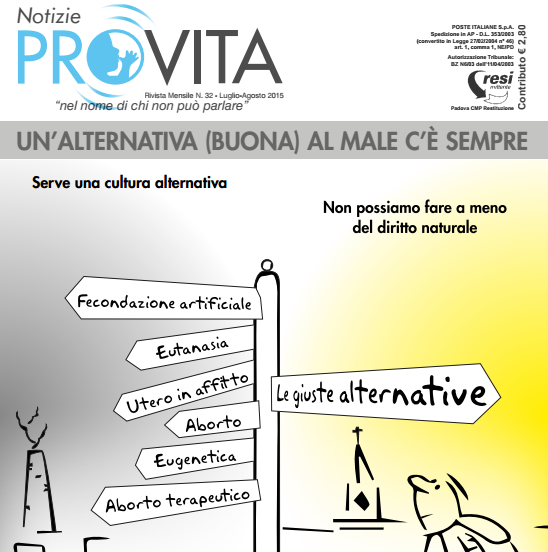 Un’alternativa (buona) al male c’è sempre! L’ultimo numero di ProVita! 1