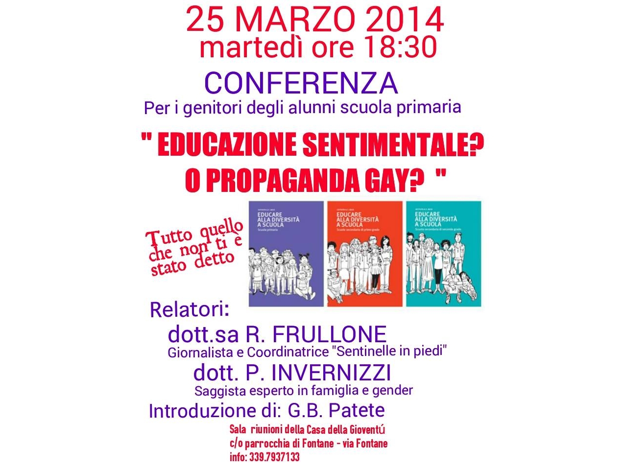 Educazione sessuale con coppia di gay alle scuole medie: i genitori si ribellano 1