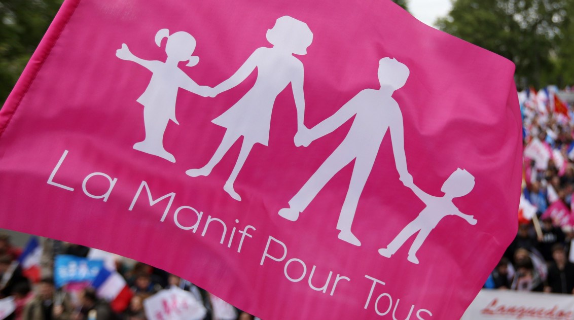 Matrimonio gay – La Manif protesta contro il ddl Cirinnà 1