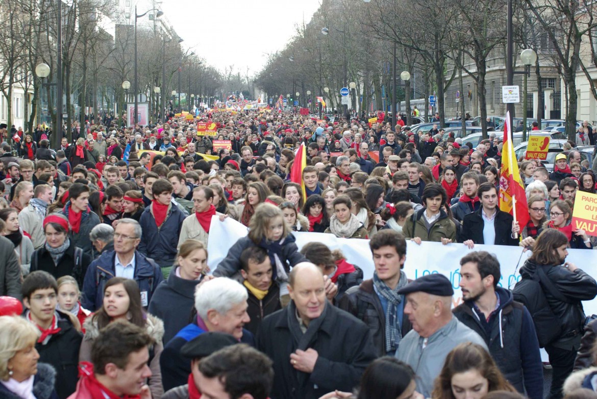 Vita da difendere e promuovere, in marcia, a Parigi 1