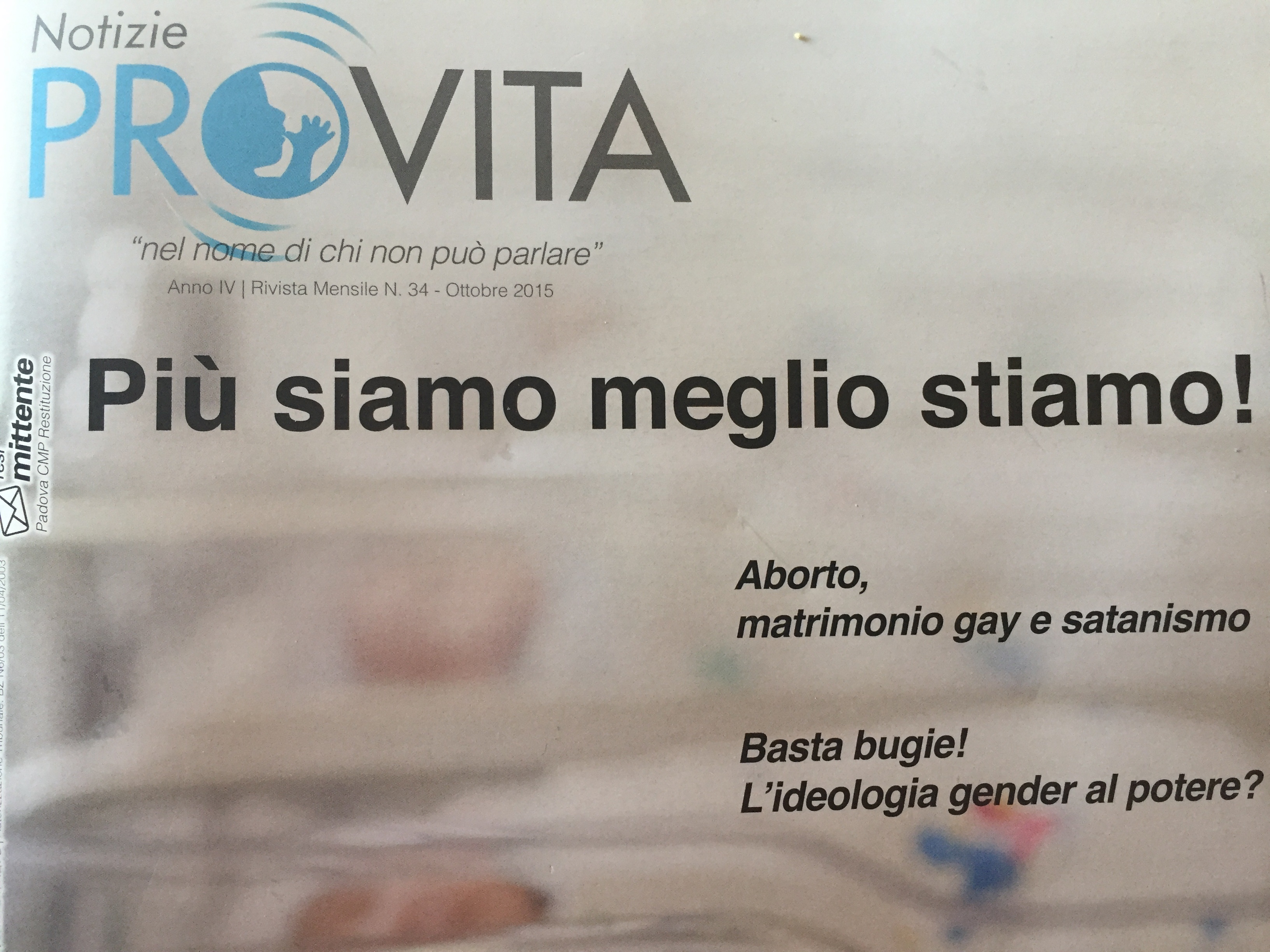 Famiglia: necessaria al welfare. Il perché su Notizie ProVita 1