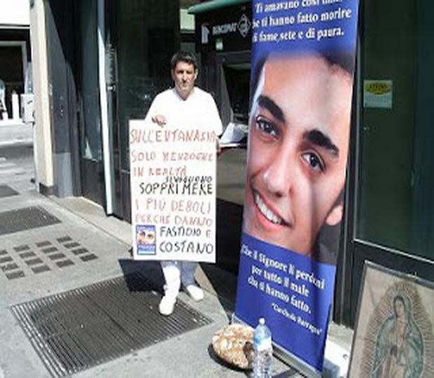 Sit-In contro eutanasia 1