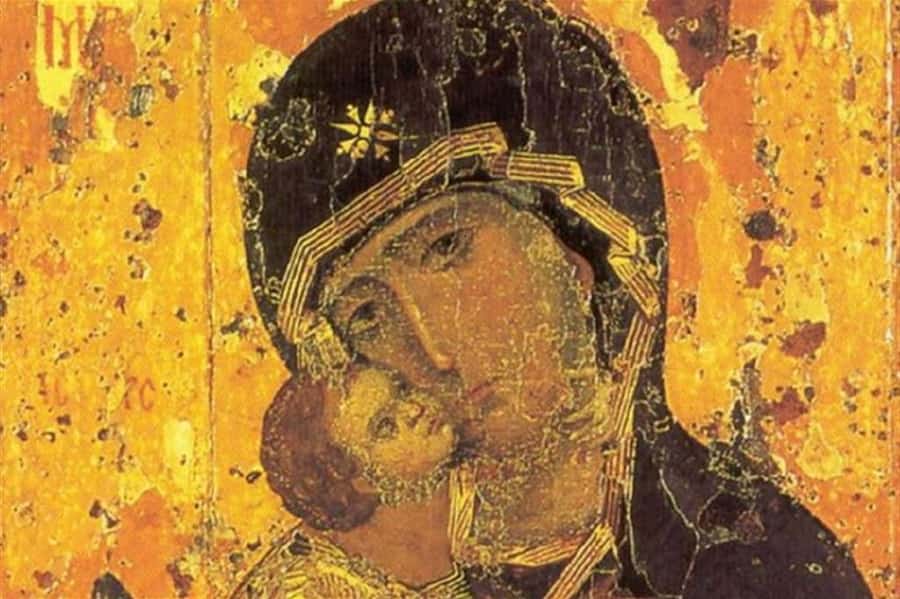 Vergine di Vladimir, o della tenerezza, antica icona russa