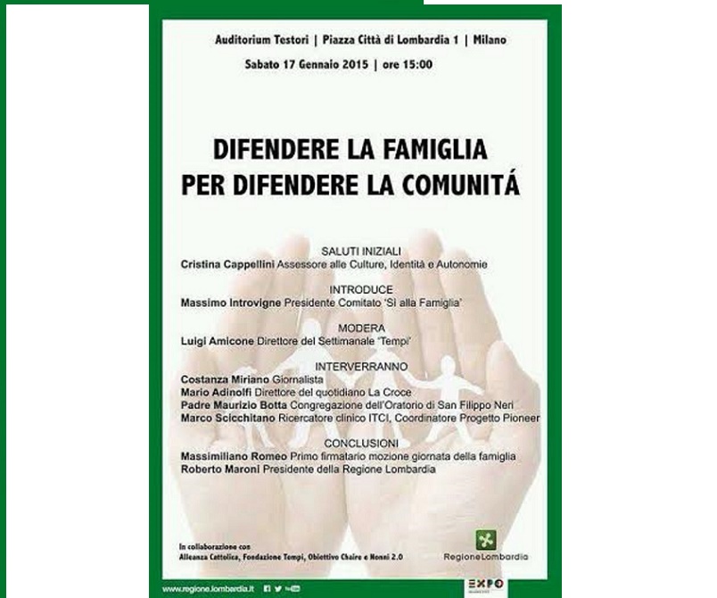 Difendere la famiglia per difendere la comunità 1