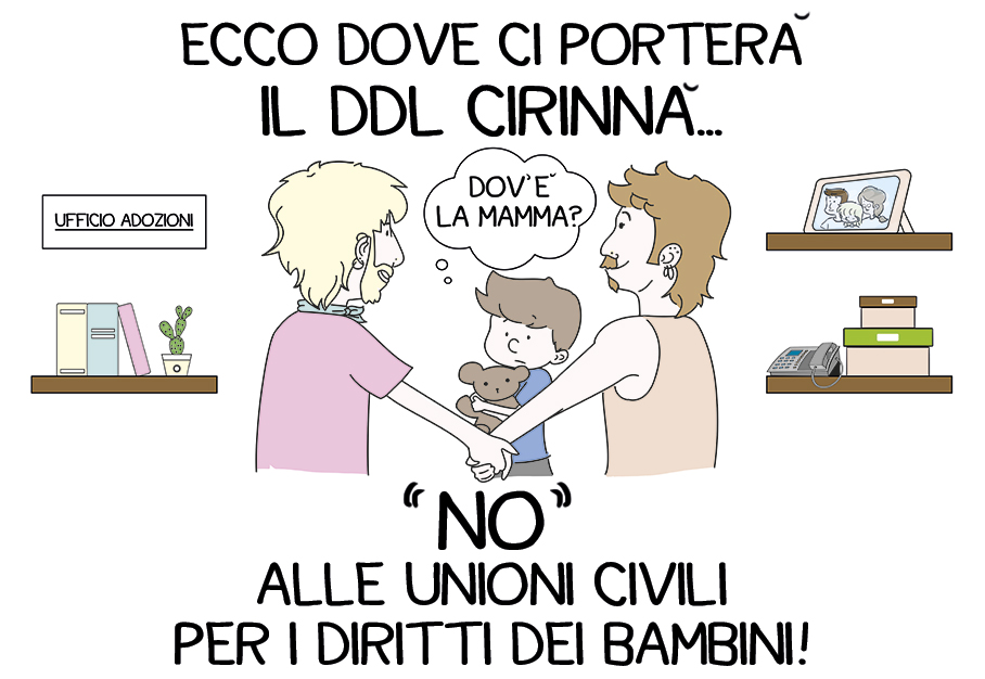 matrimonio gay_adozioni-gay_ddl-Cirinna_omosessualismo_bambini_genitori_unioni-civili_FamilyDay