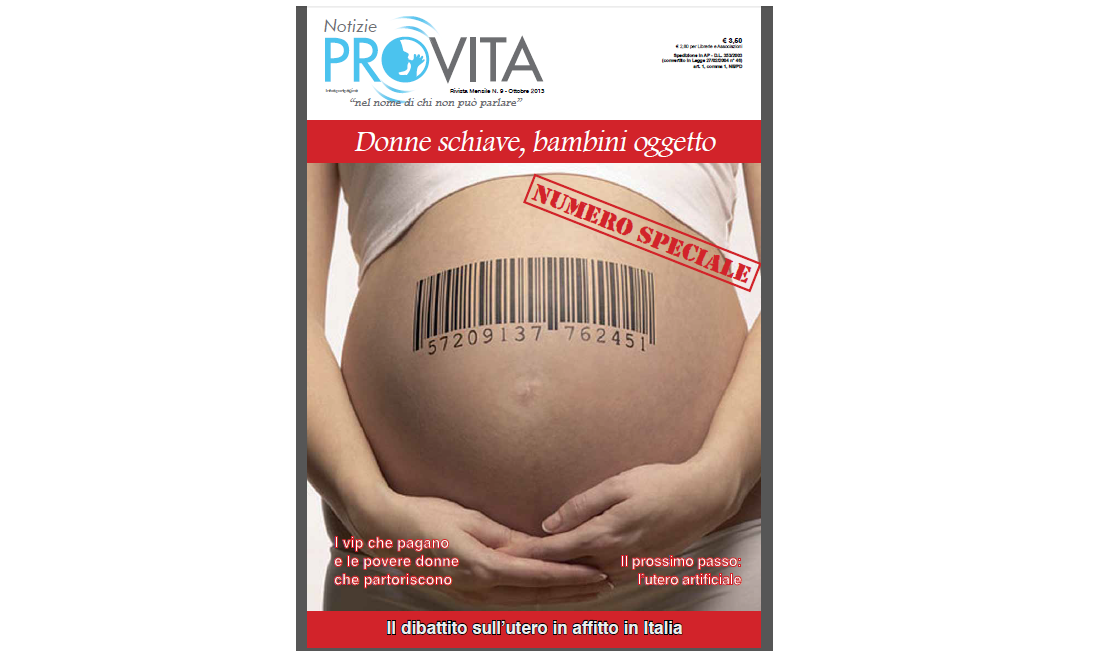 Utero in affitto – Chiediamo una moratoria internazionale 1